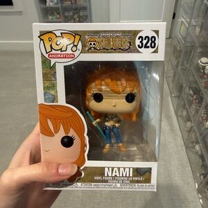 Funko Pop! One Piece- Nami, #328 W/Protector.